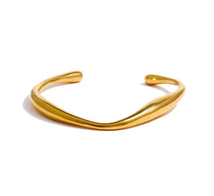 Olive James. Bangle Gold Maddie Cuff