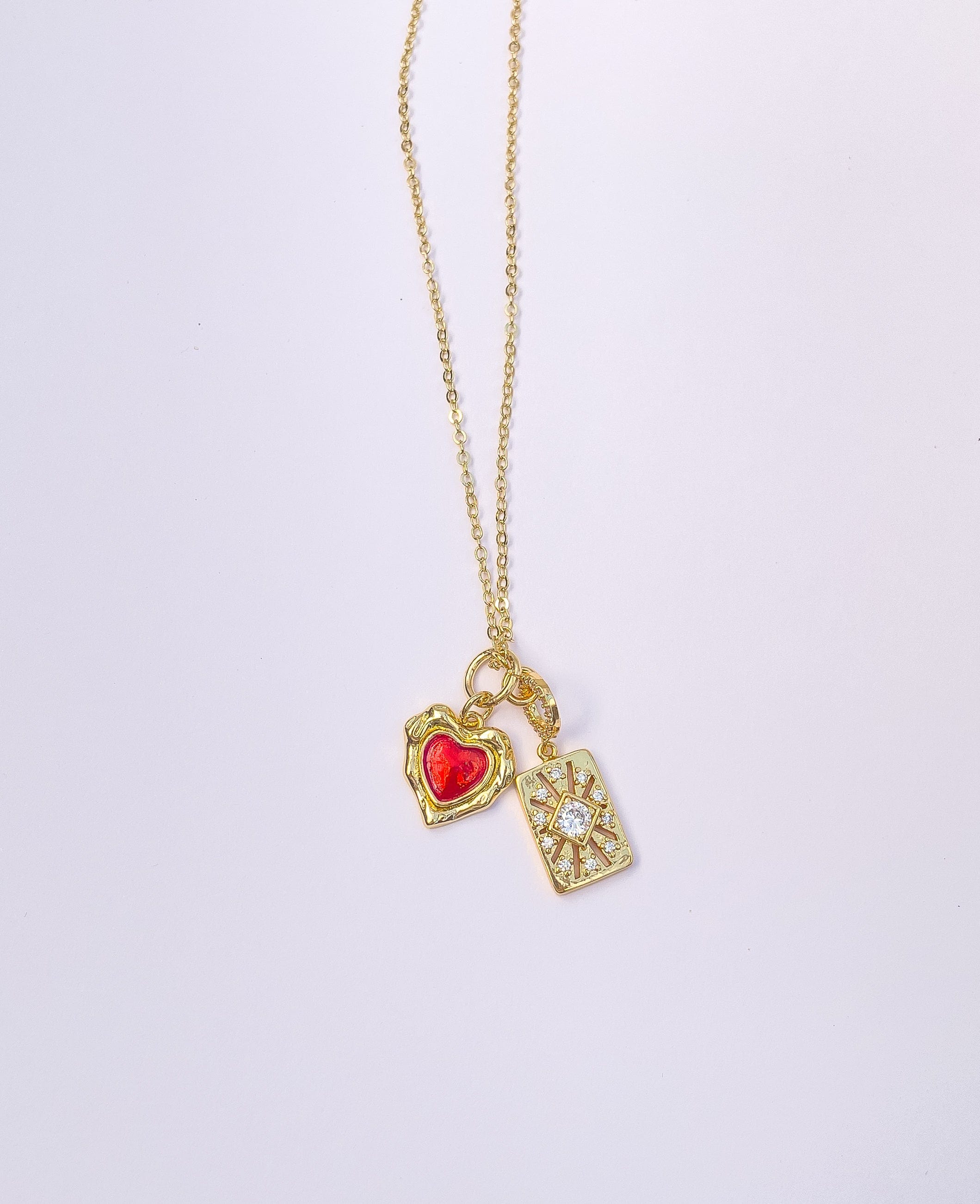 Olive James.  Charm Necklace Love Eternal Charm Necklace