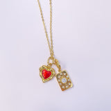 Olive James.  Charm Necklace Love Eternal Charm Necklace