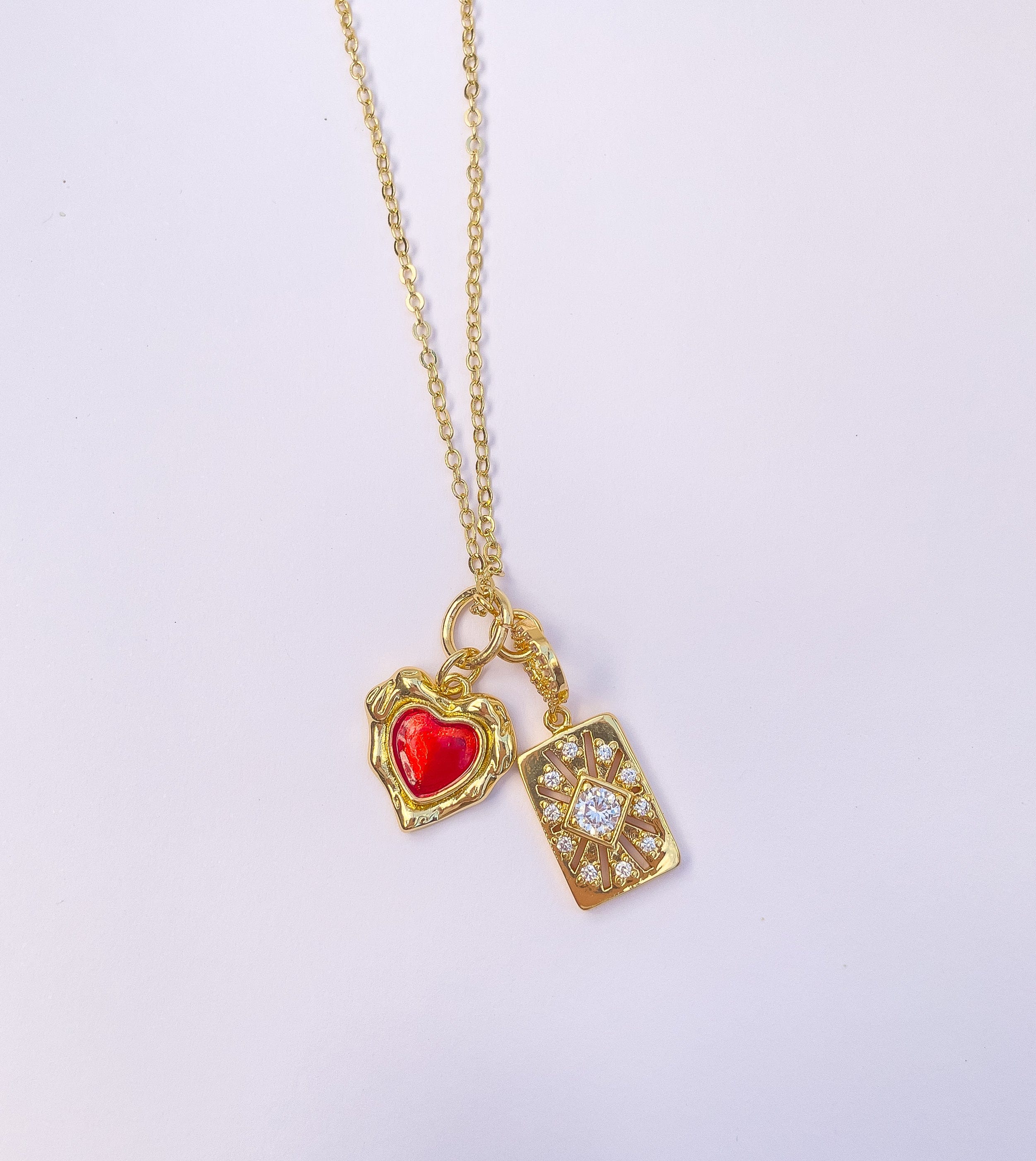 Olive James.  Charm Necklace Love Eternal Charm Necklace