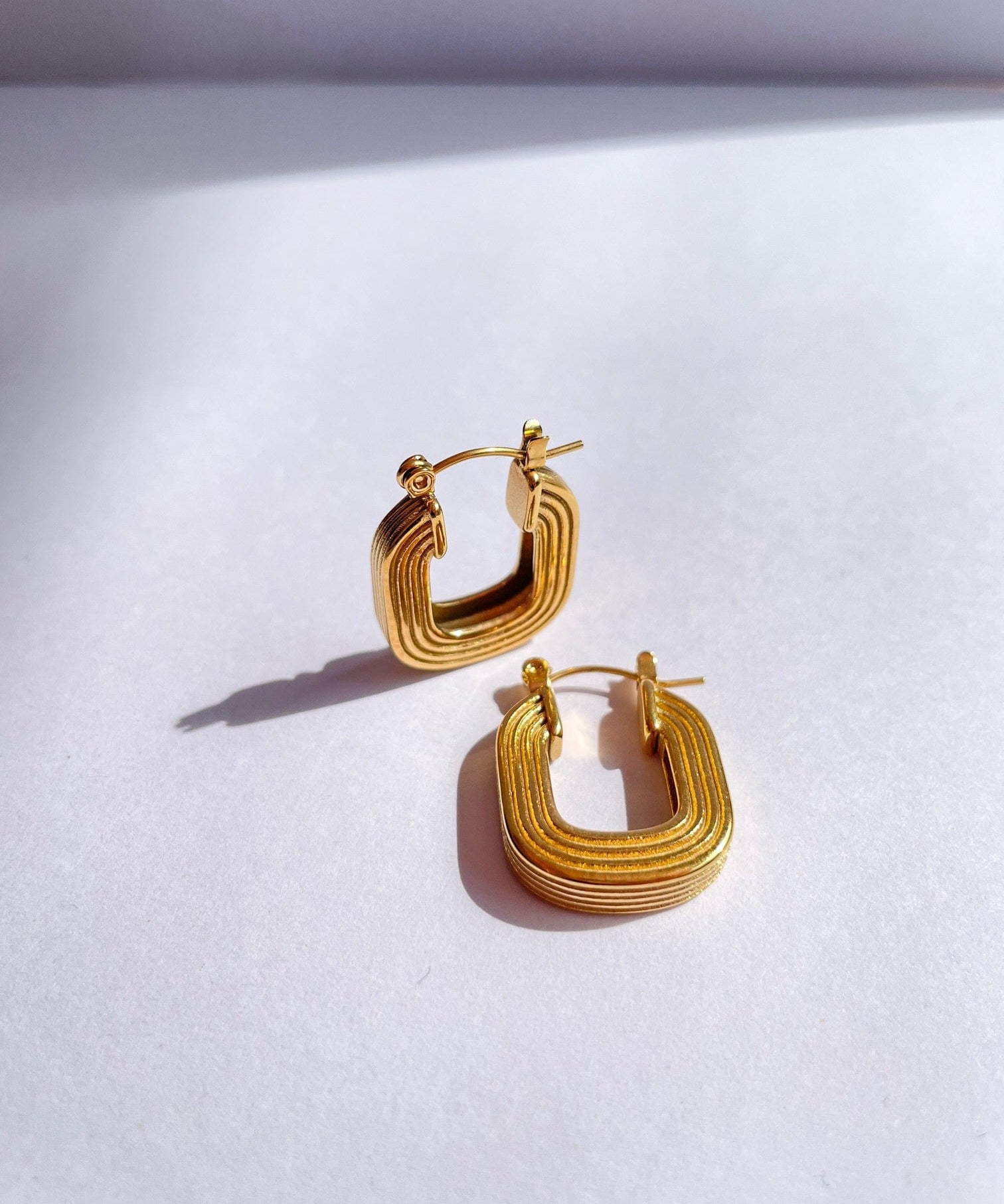 Olive James. Earrings GiGi Vintage Gold Earrings