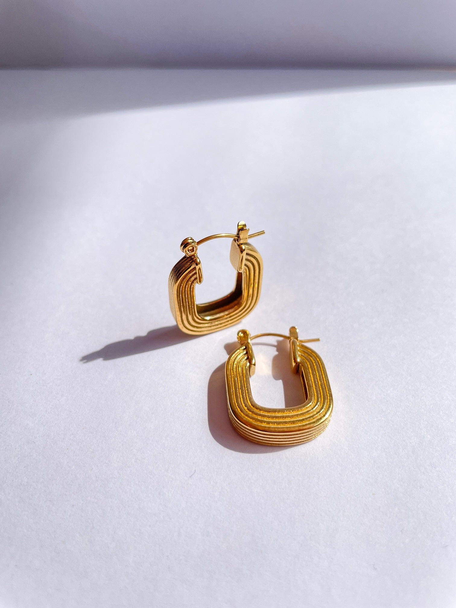 Olive James. Earrings GiGi Vintage Gold Earrings