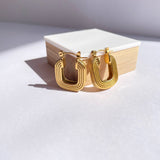 Olive James. Earrings GiGi Vintage Gold Earrings