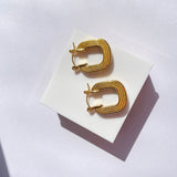 Olive James. Earrings GiGi Vintage Gold Earrings