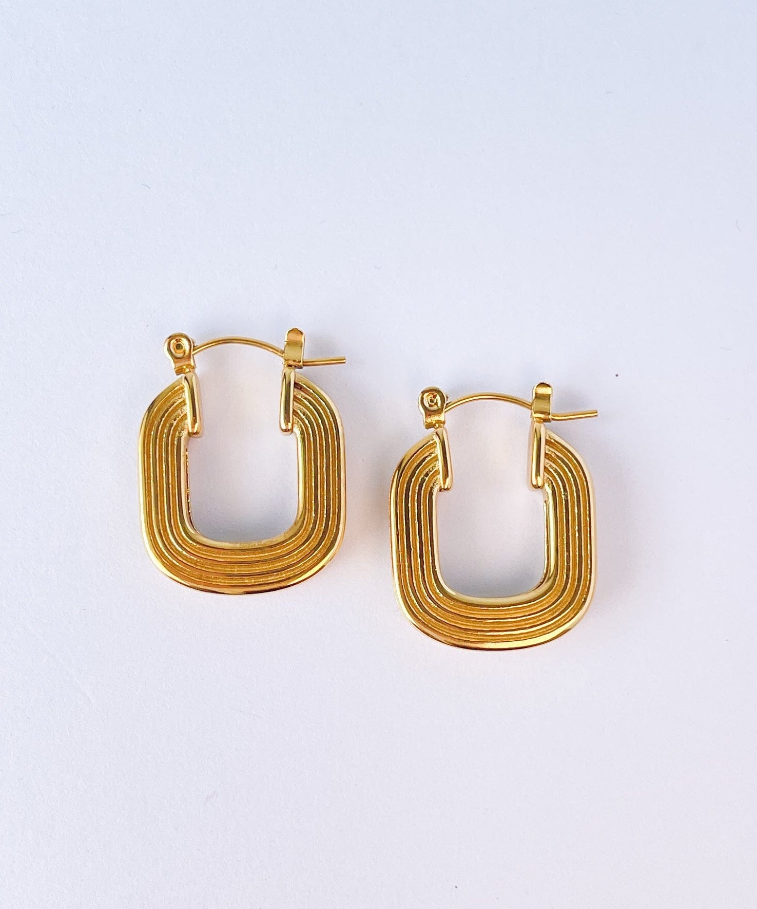 Olive James. Earrings GiGi Vintage Gold Earrings