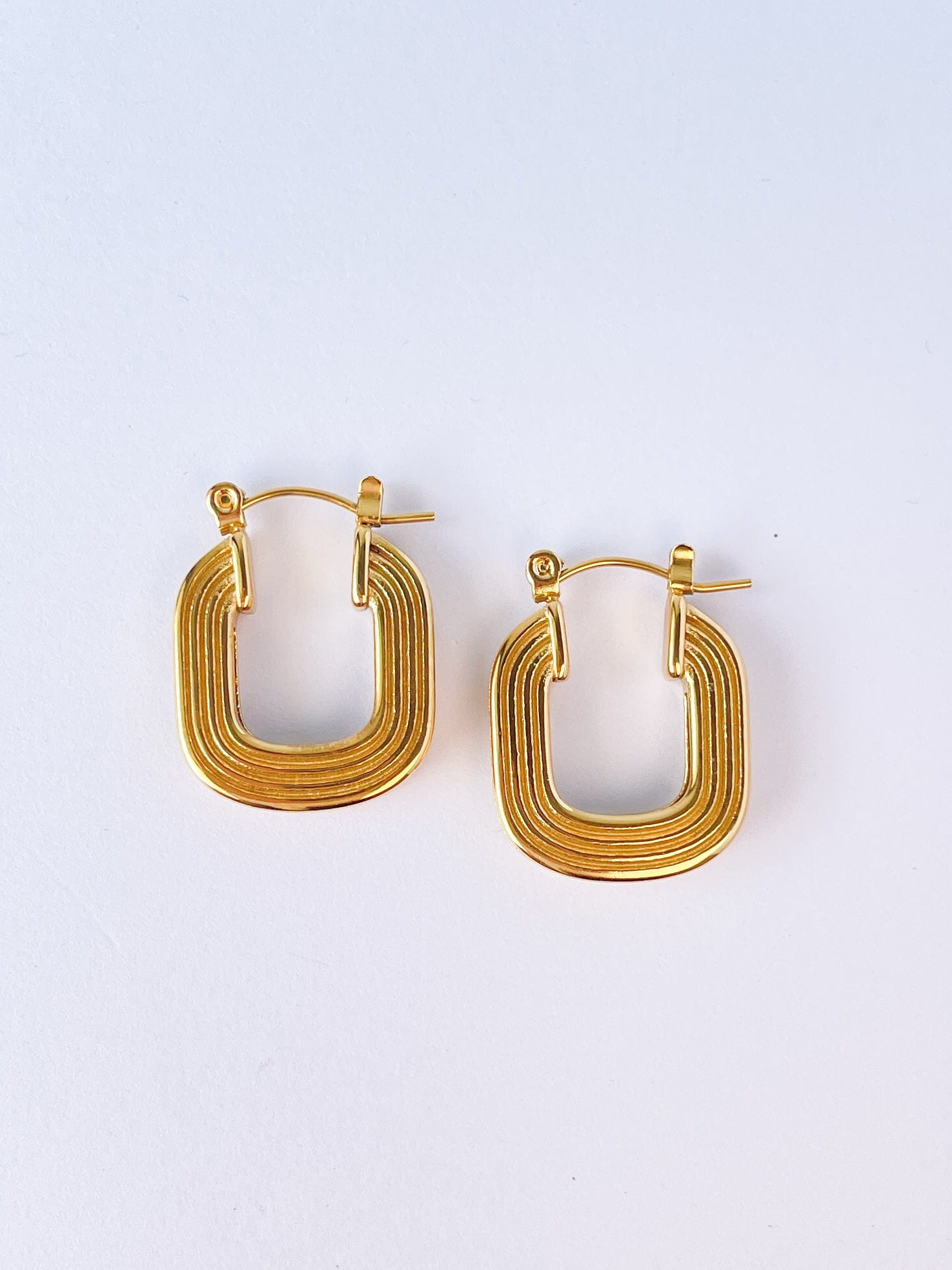 Olive James. Earrings GiGi Vintage Gold Earrings