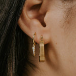 Olive James. Earrings GiGi Vintage Gold Earrings