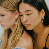 Olive James. Earrings Rose Pearl Drop Earrings